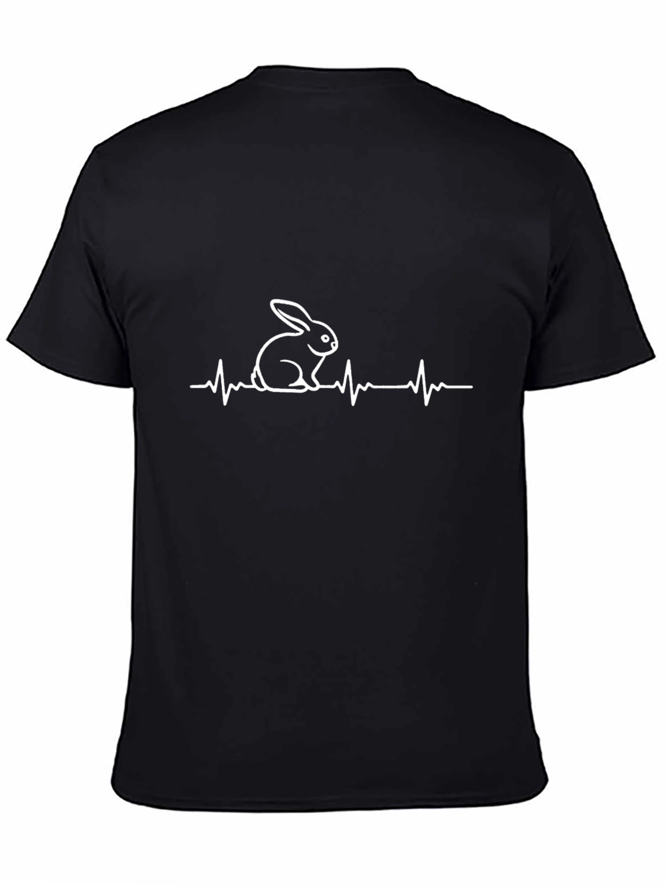 Rabbit Heartbeat T-Shirt - Cute Animal Tee