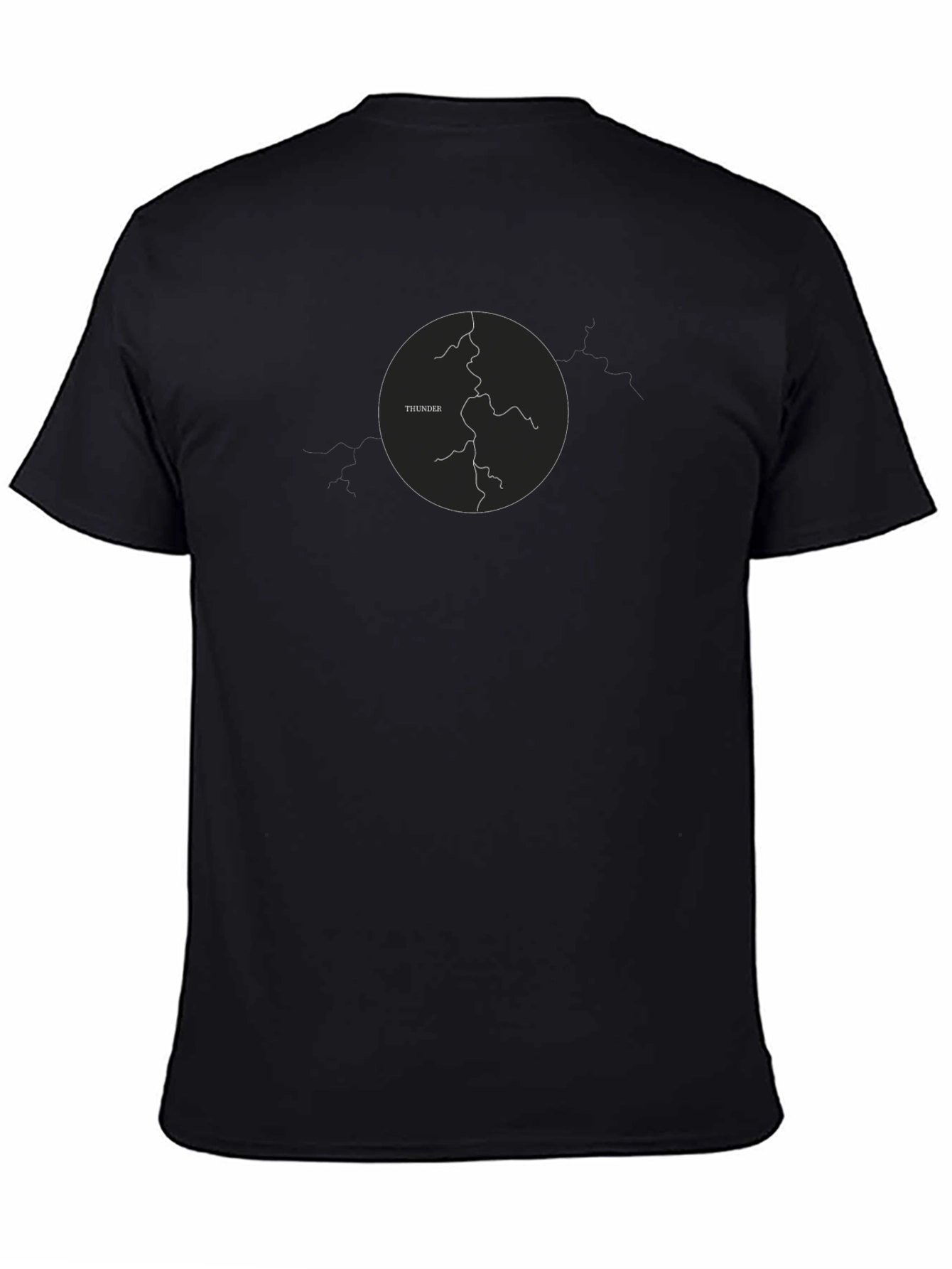 Thunder Graphic T-Shirt - Black