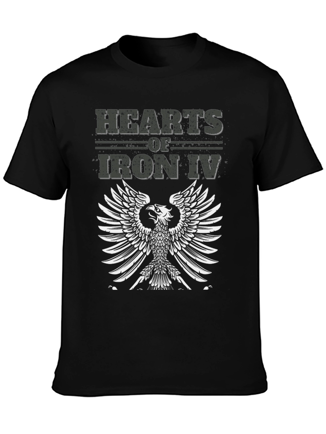 Hearts of Iron IV Eagle Black T-Shirt
