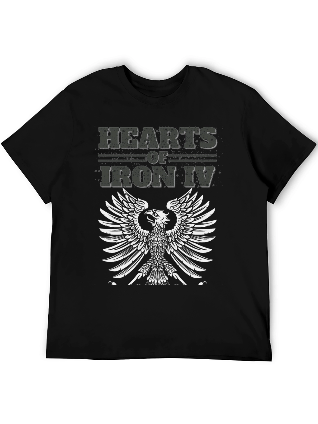 Hearts of Iron IV Eagle Black T-Shirt