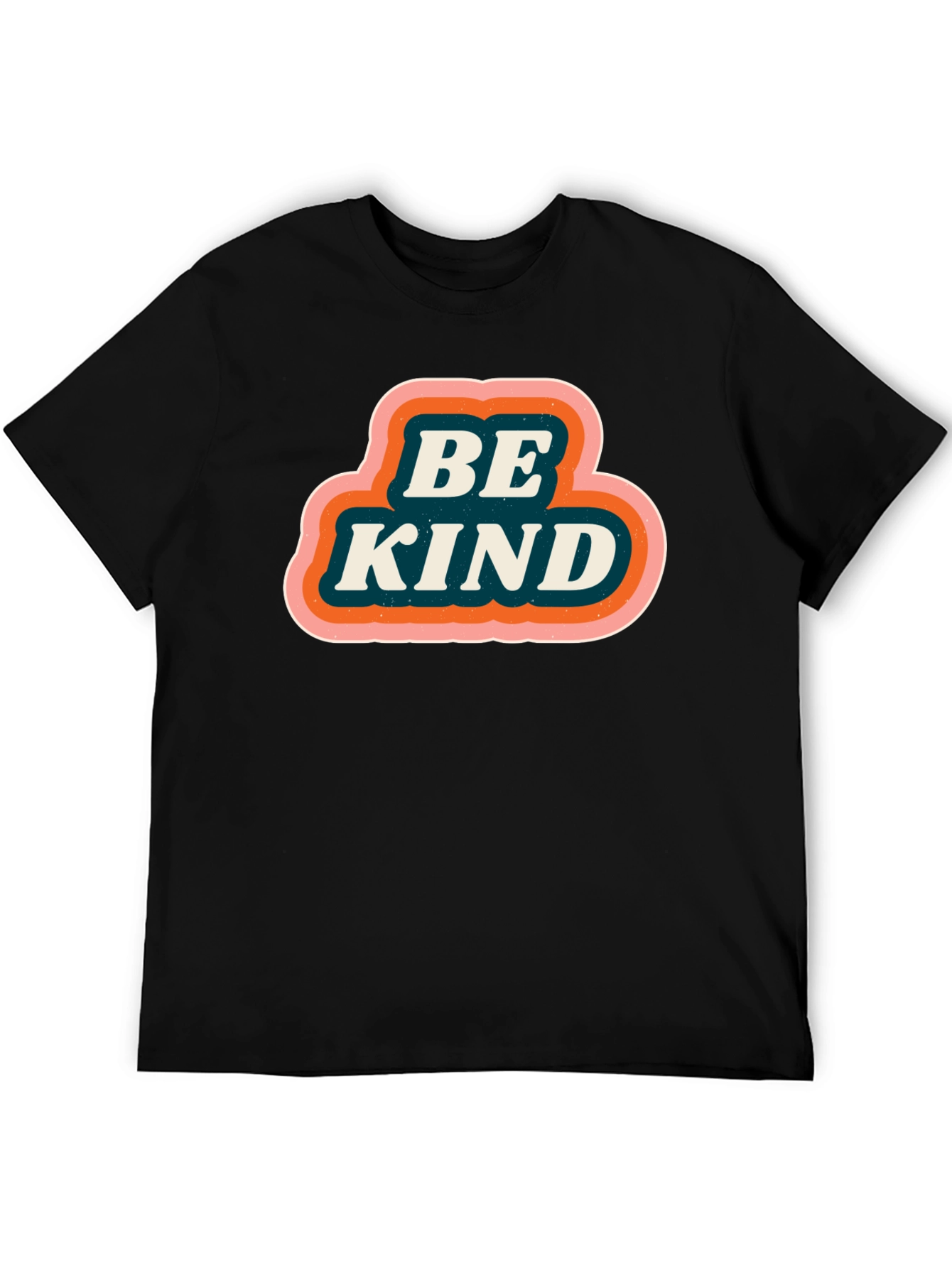 Be Kind Retro Graphic Tee - Black