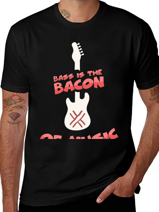 Bass Is The Bacon Of Music Graphic T-Shirt
