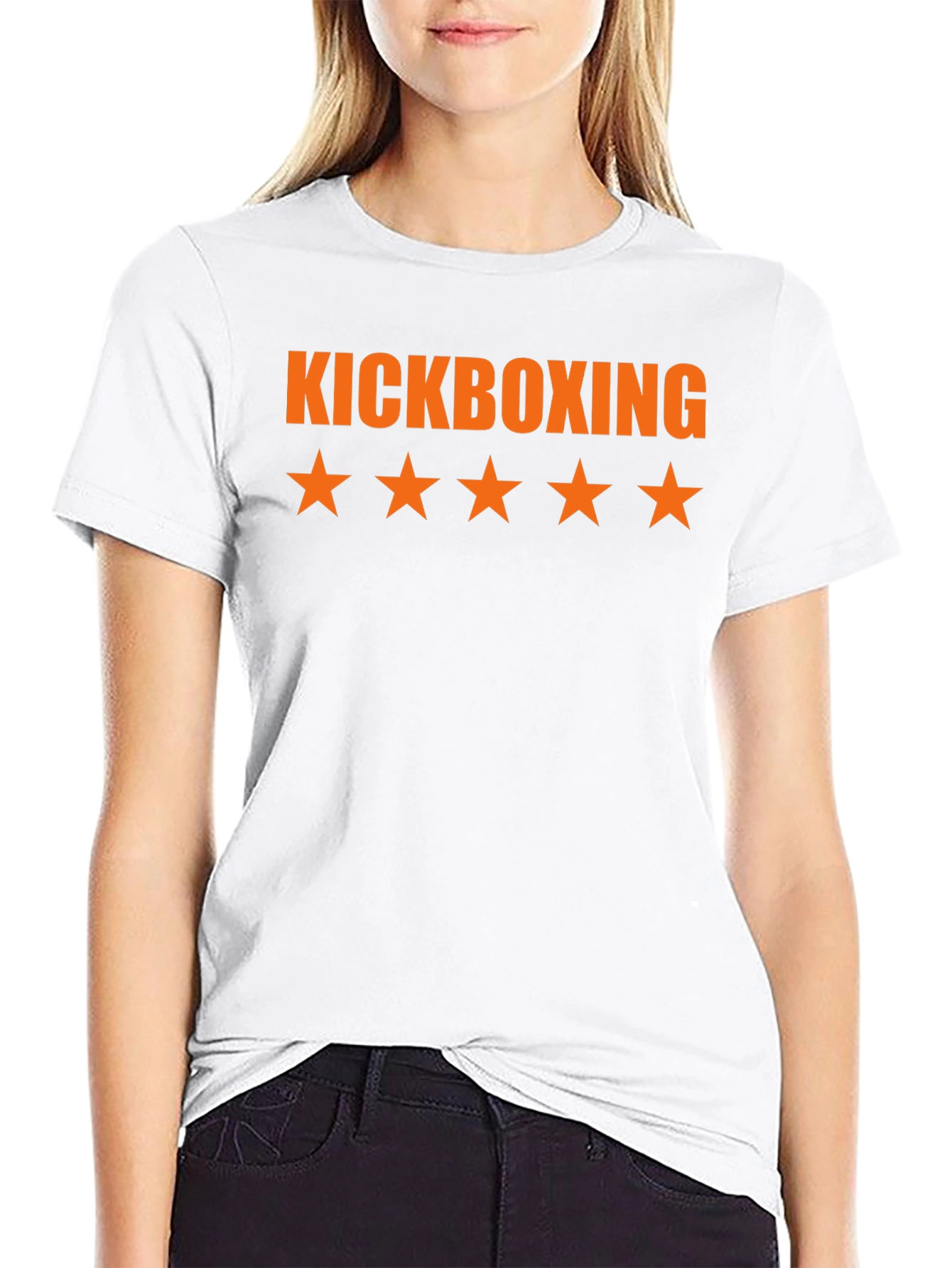 Kickboxing Star T-Shirt - Black Cotton Tee