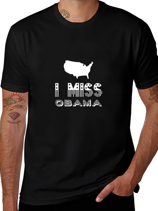 I Miss Obama Graphic Print Tee