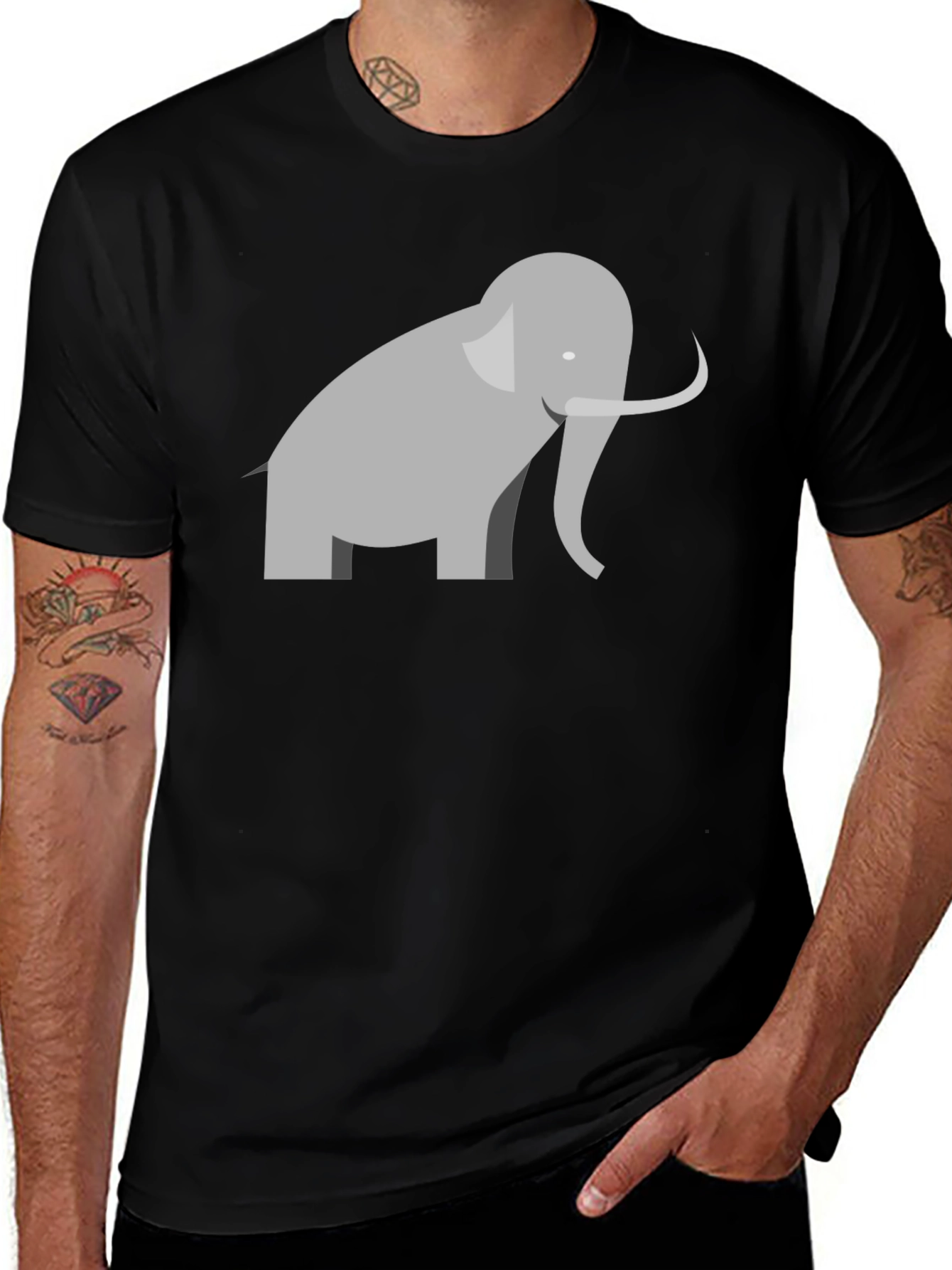 Modern Mammoth Graphic T-Shirt - Black