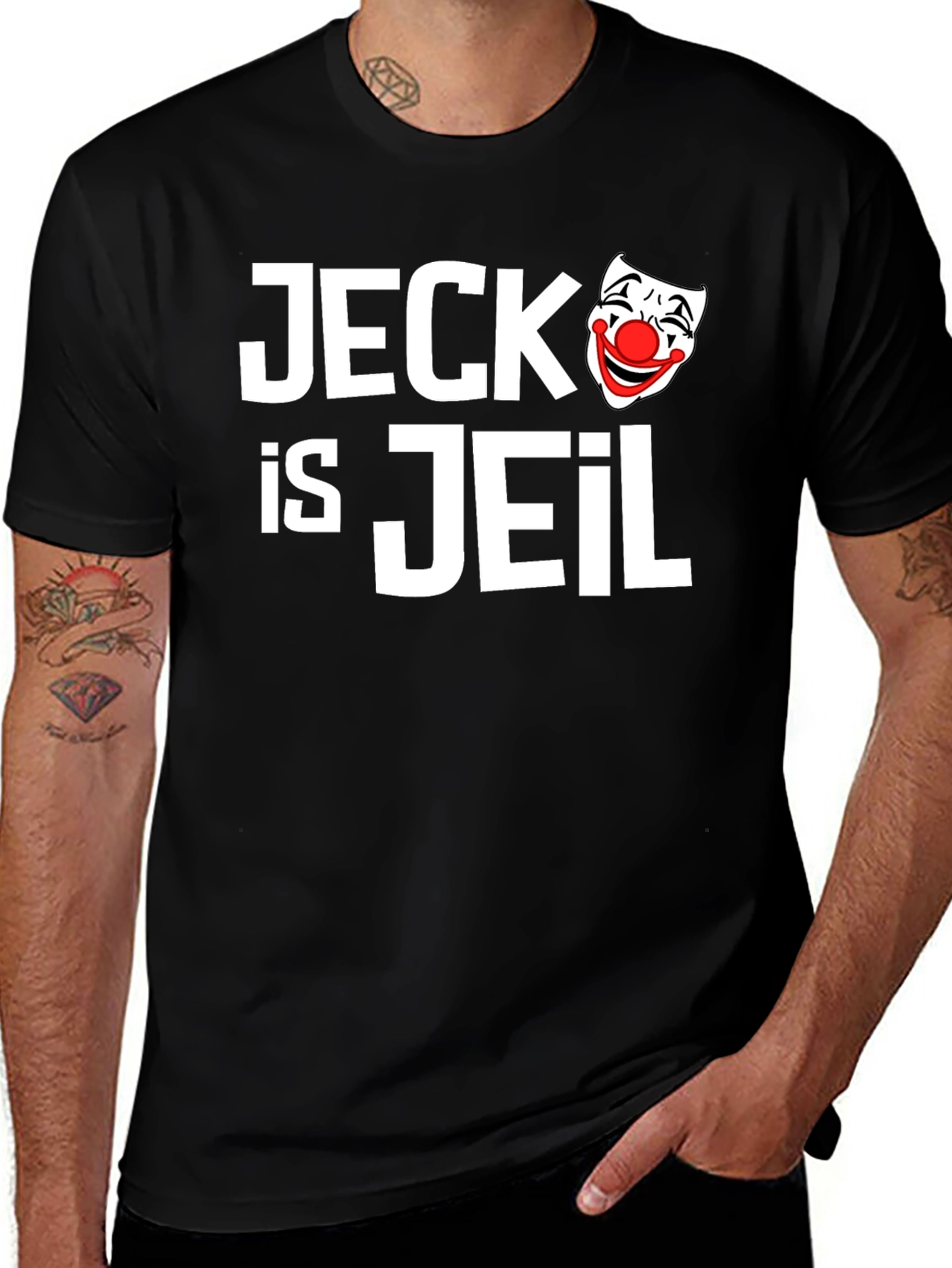Jeck is Jeil Clown T-Shirt - Funny Graphic Tee
