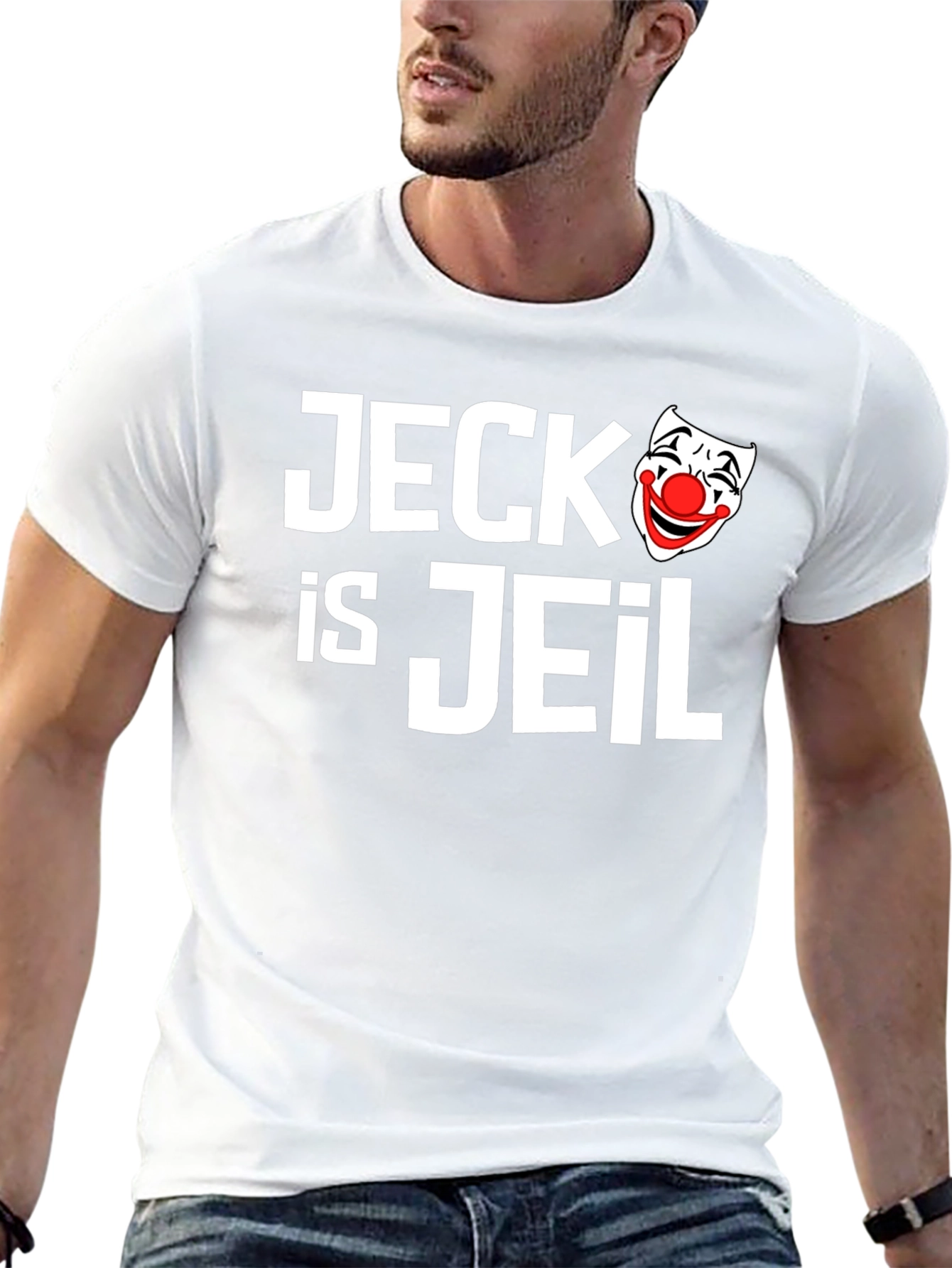 Jeck is Jeil Clown T-Shirt - Funny Graphic Tee