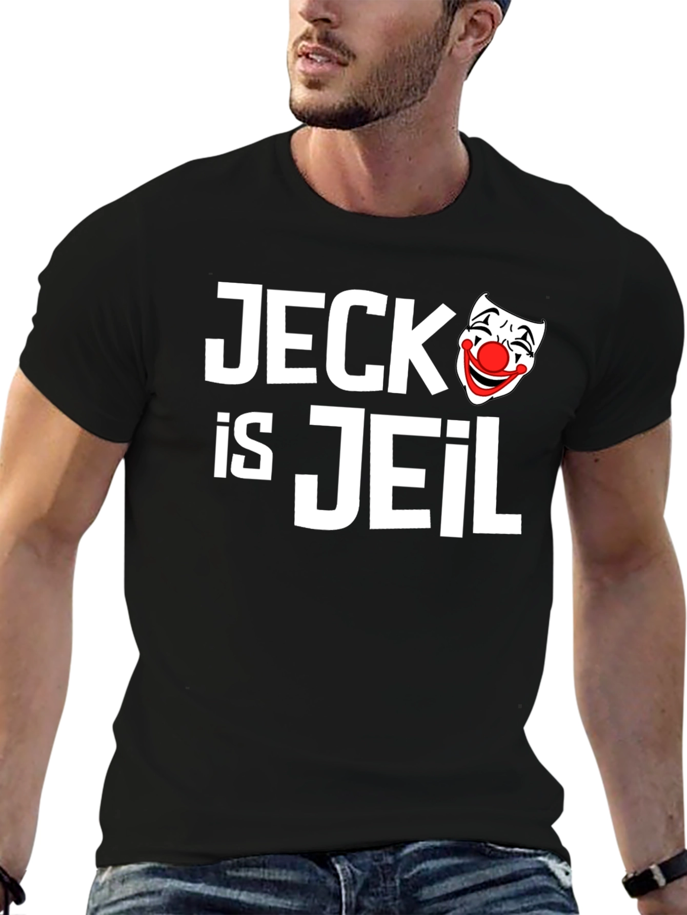 Jeck is Jeil Clown T-Shirt - Funny Graphic Tee