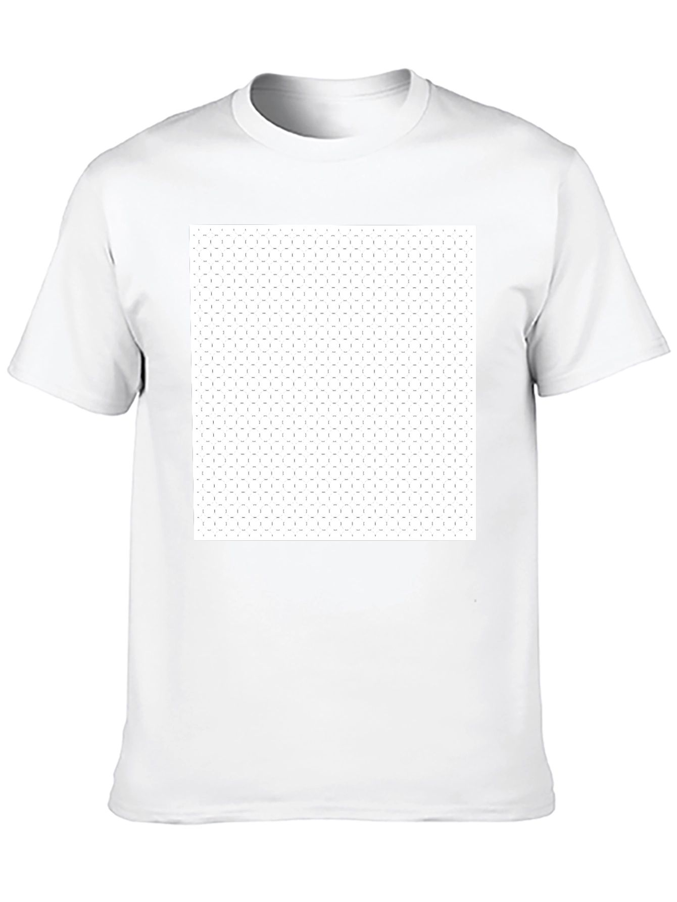 Black Crew Neck T-Shirt with Graphic