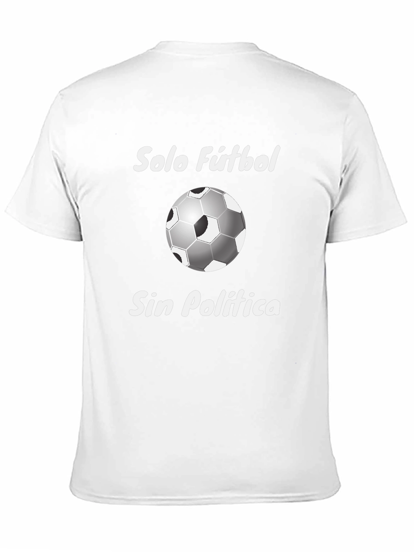 Solo Futbol Tee - Soccer Ball Graphic T-Shirt