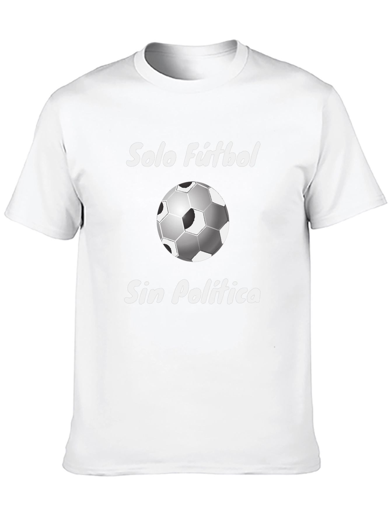 Solo Futbol Tee - Soccer Ball Graphic T-Shirt