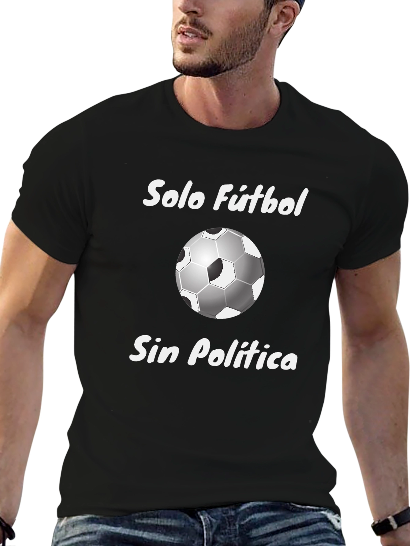 Solo Futbol Tee - Soccer Ball Graphic T-Shirt