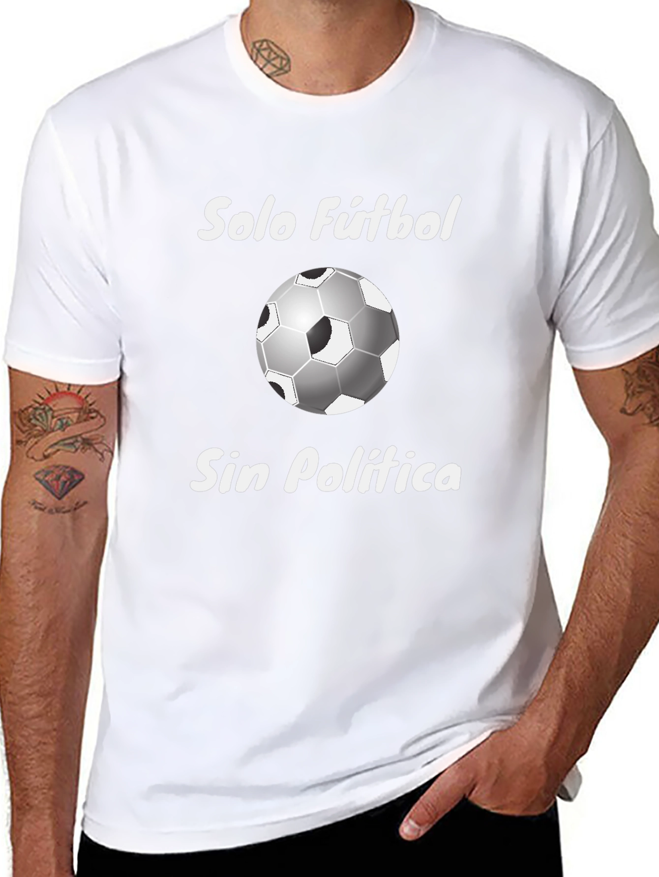 Solo Futbol Tee - Soccer Ball Graphic T-Shirt