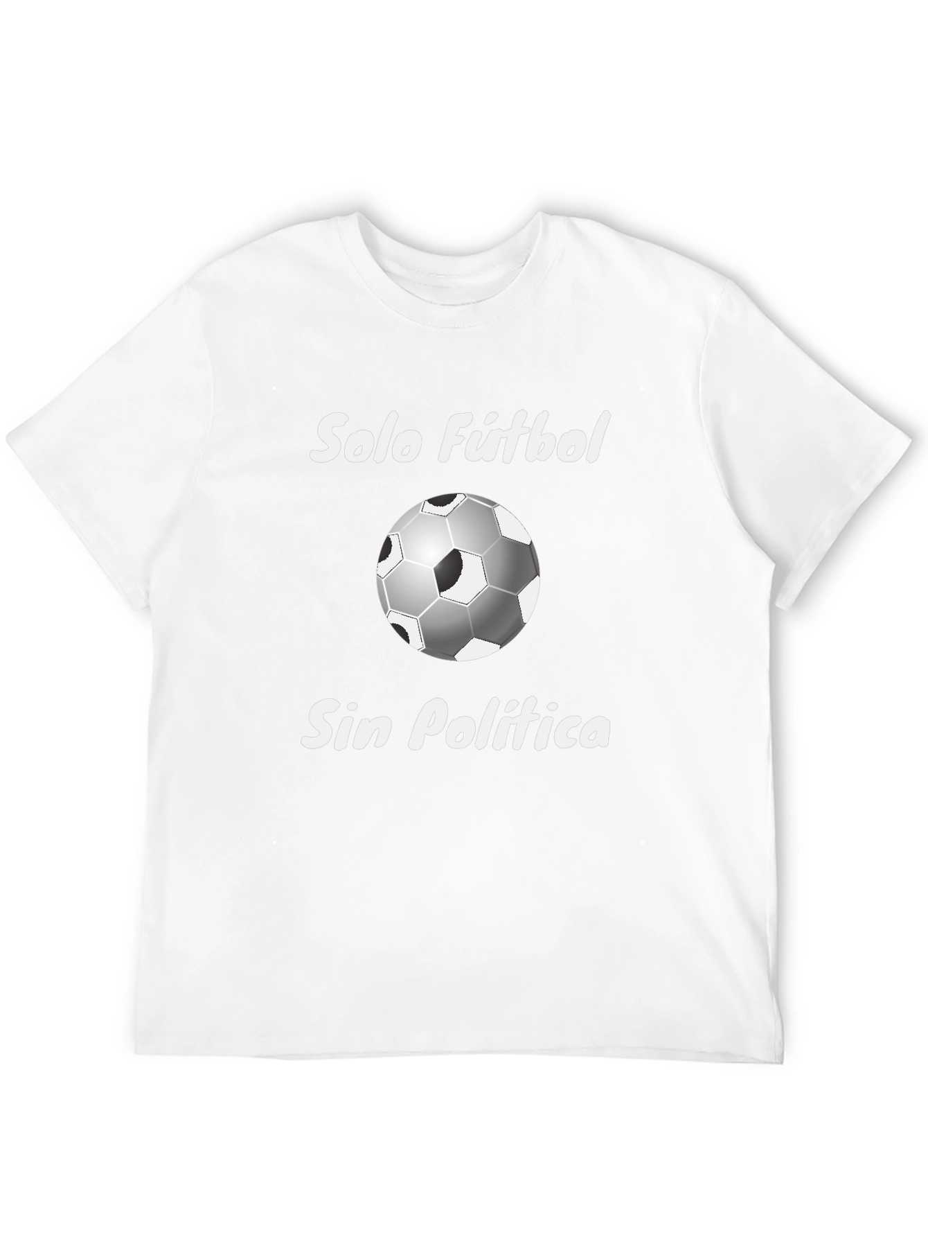 Solo Futbol Tee - Soccer Ball Graphic T-Shirt