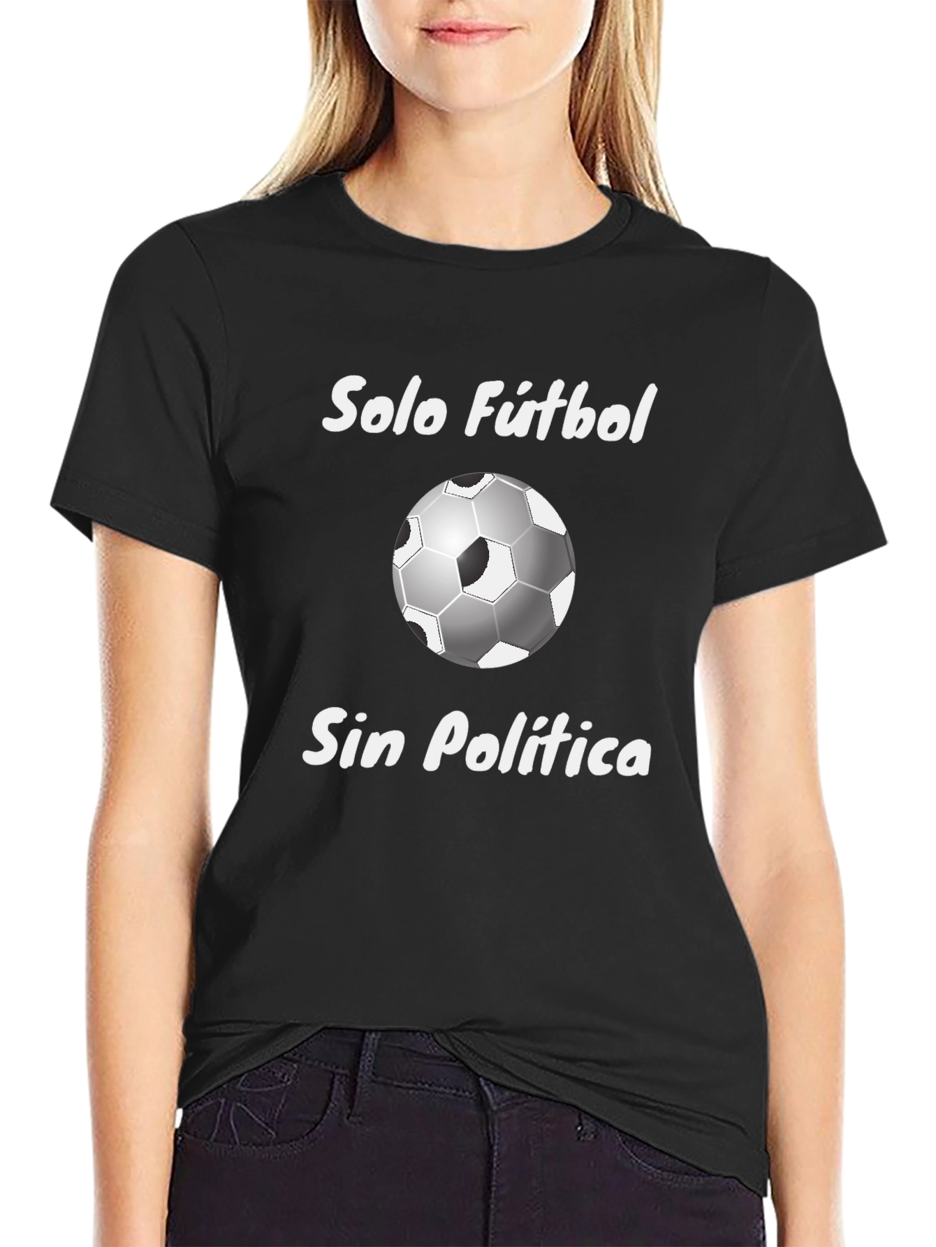 Solo Futbol Tee - Soccer Ball Graphic T-Shirt