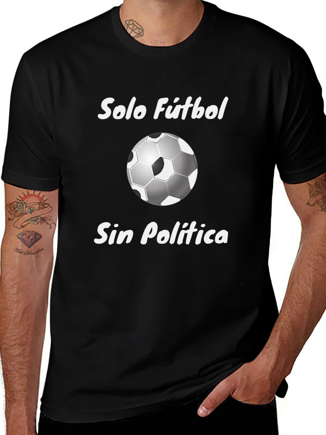 Solo Futbol Tee - Soccer Ball Graphic T-Shirt