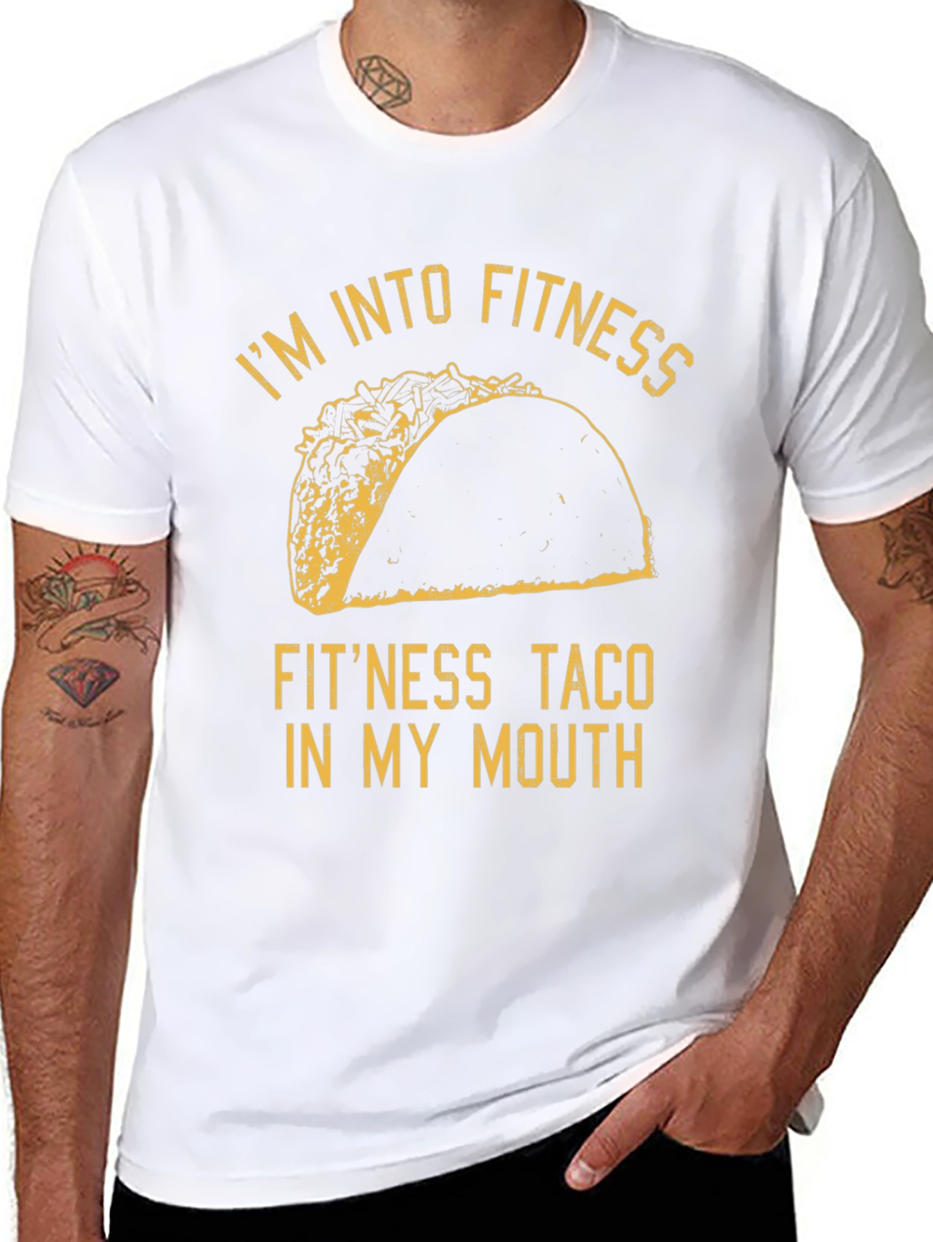 Im Into Fitness Taco T-Shirt