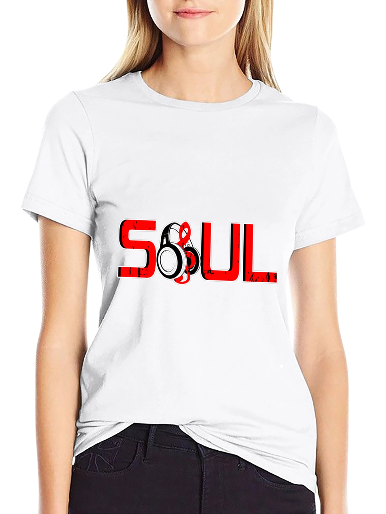 Soul Black Graphic T-Shirt