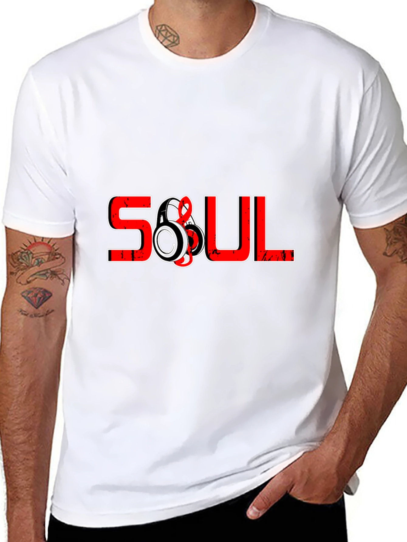 Soul Black Graphic T-Shirt