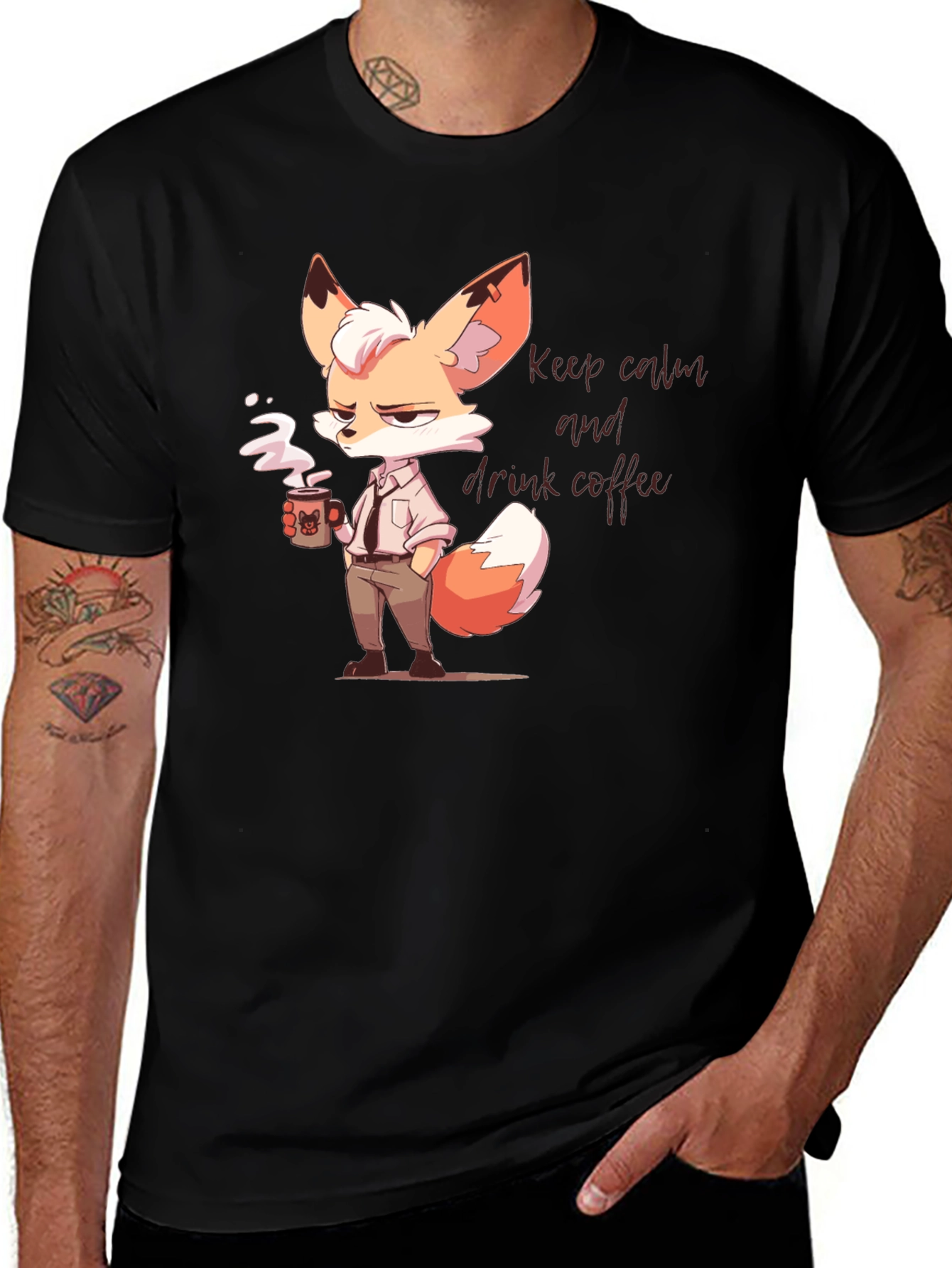 Cool Fox Coffee T-Shirt