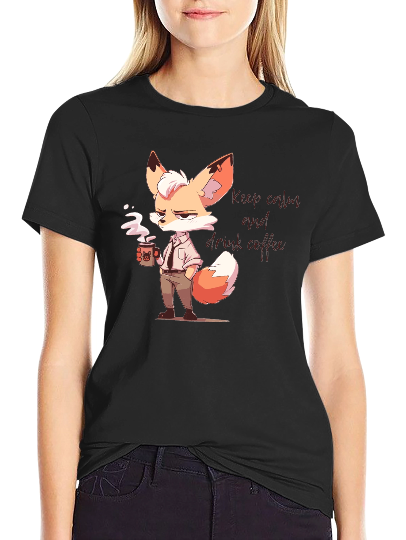 Cool Fox Coffee T-Shirt