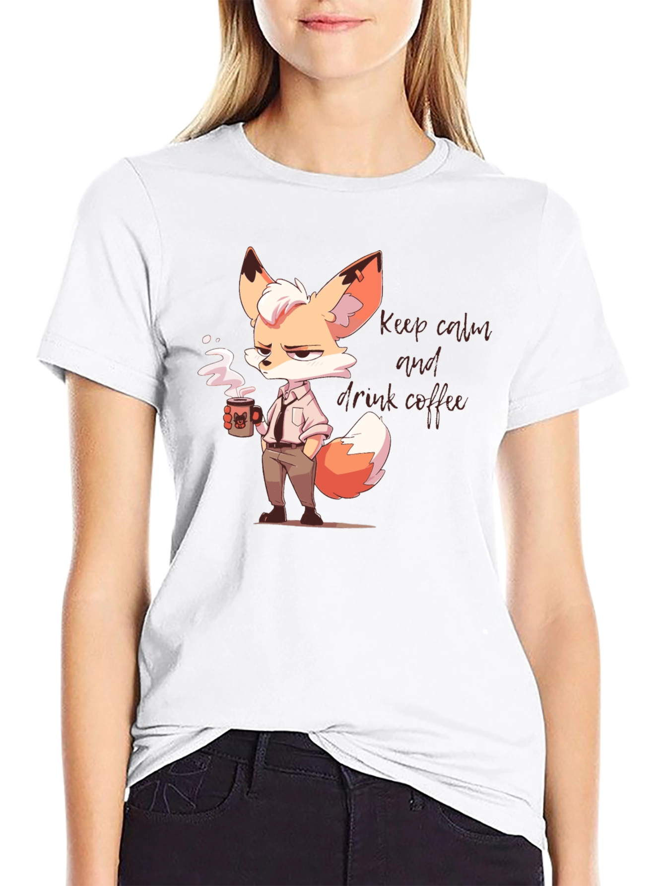 Cool Fox Coffee T-Shirt