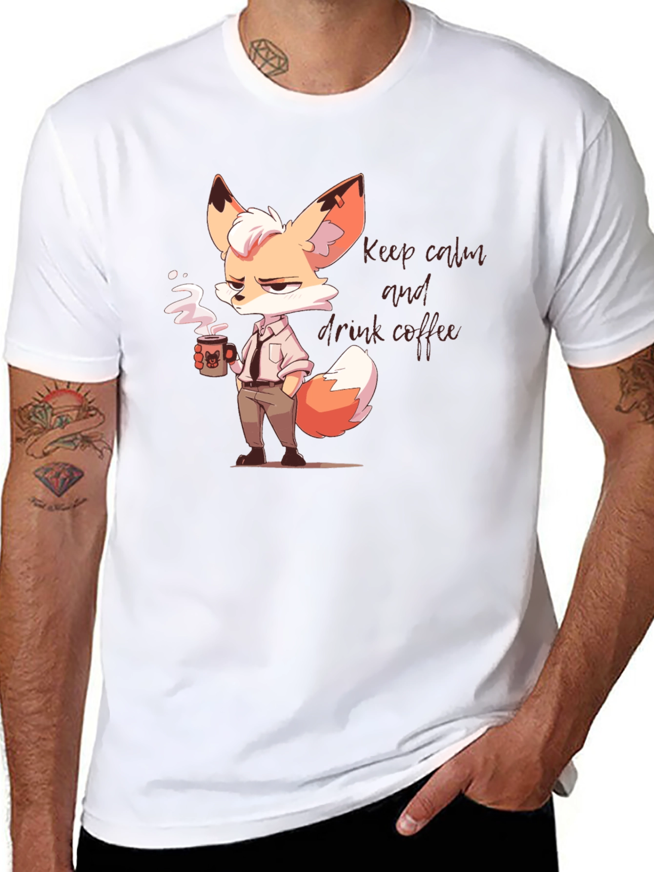 Cool Fox Coffee T-Shirt