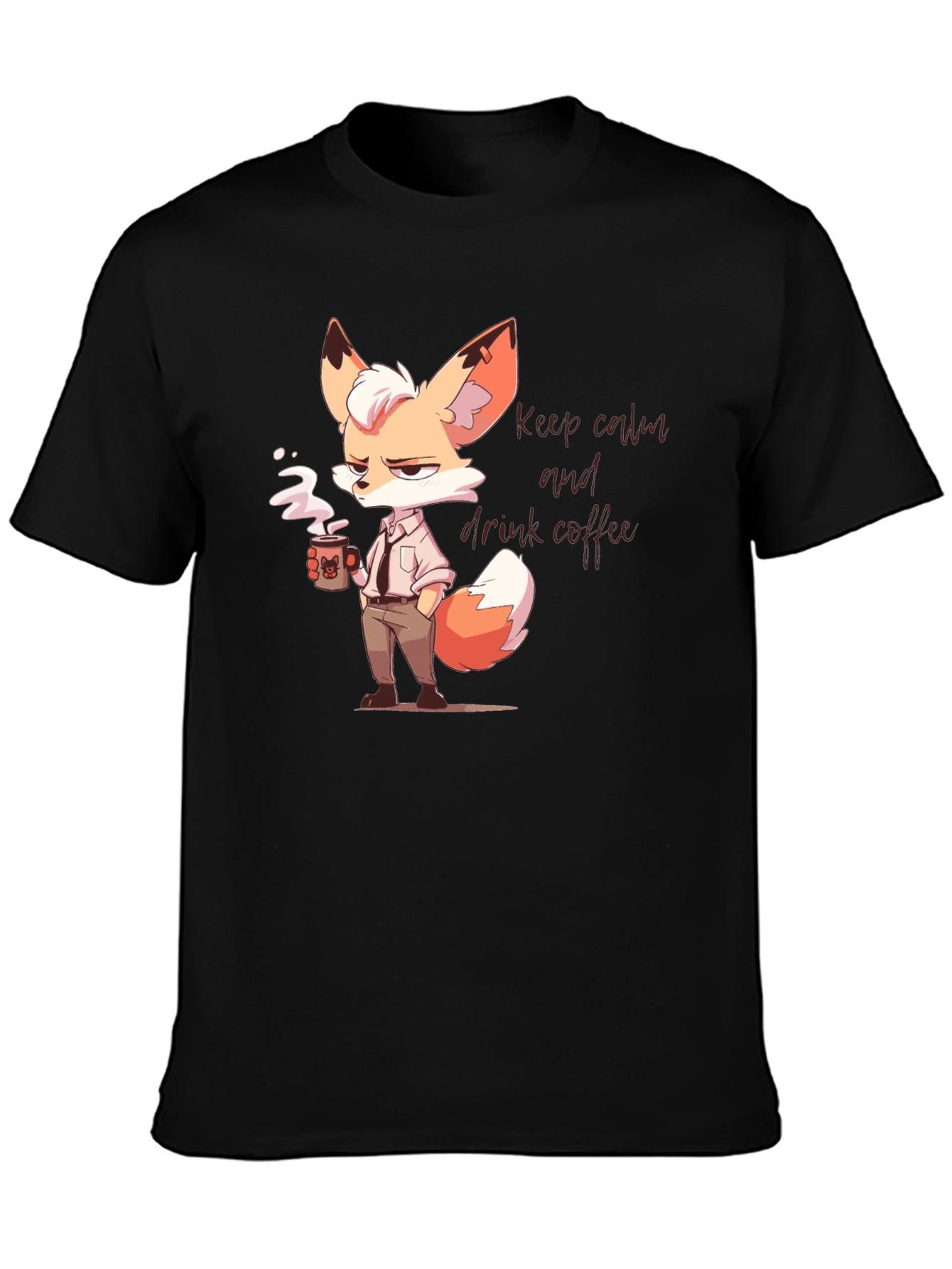 Cool Fox Coffee T-Shirt