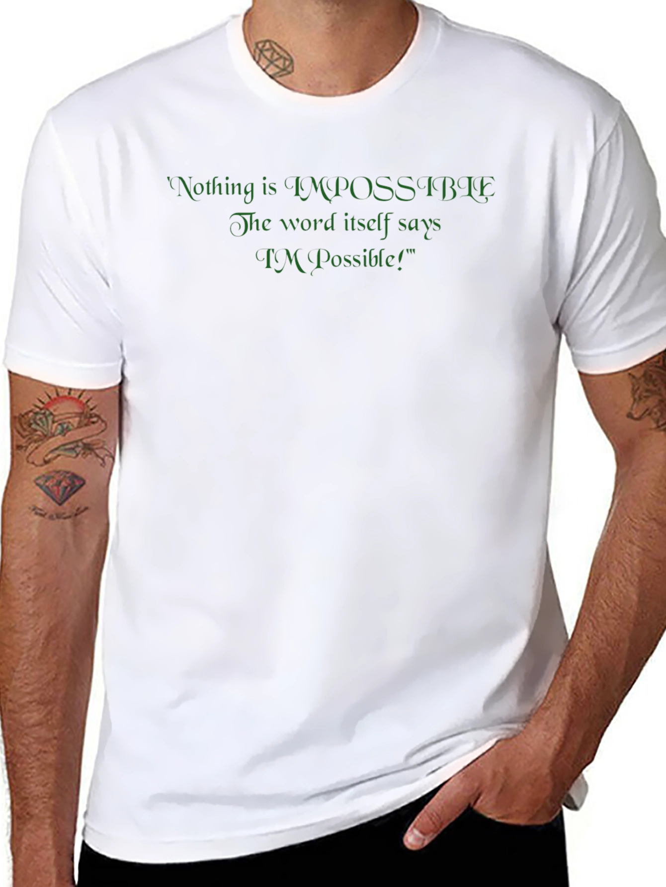 Motivational T-Shirt - Im Possible Design