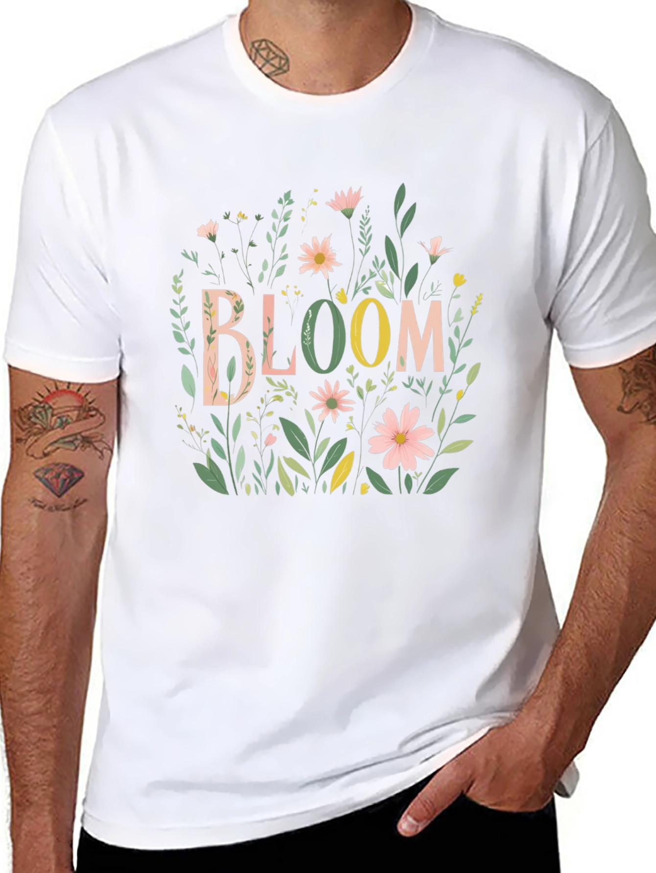 Bloom Graphic T-Shirt - Floral Design
