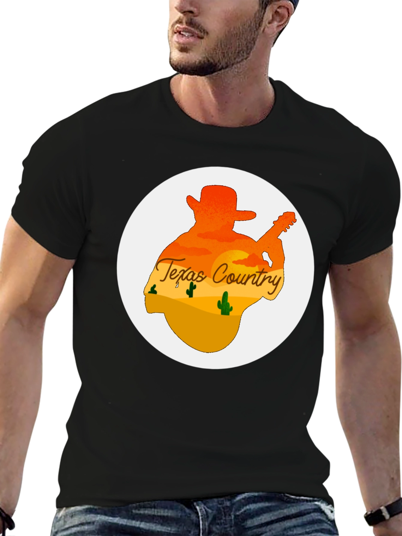 Texas Country Music Graphic Tee