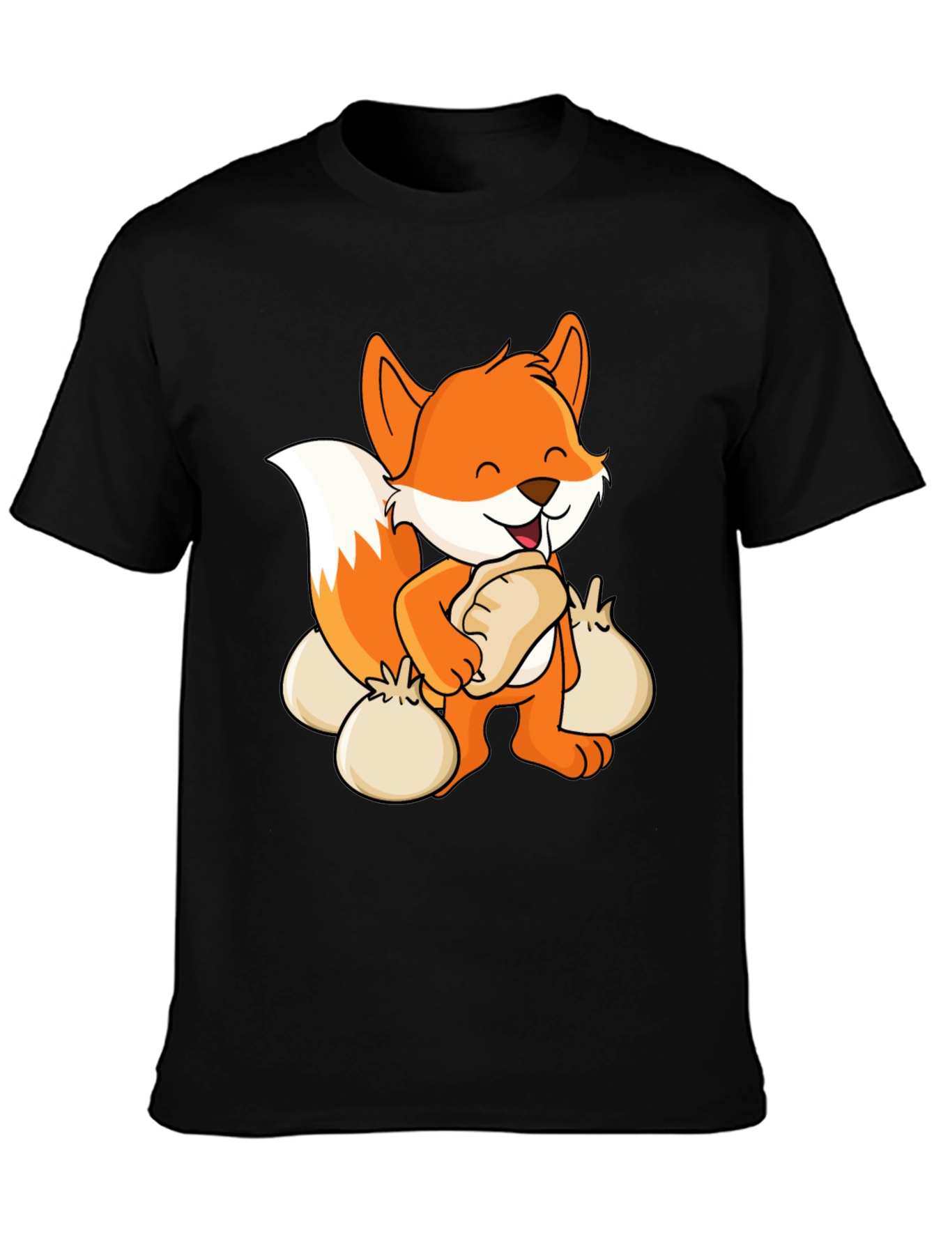 Cartoon Fox Dumpling Lover T-Shirt