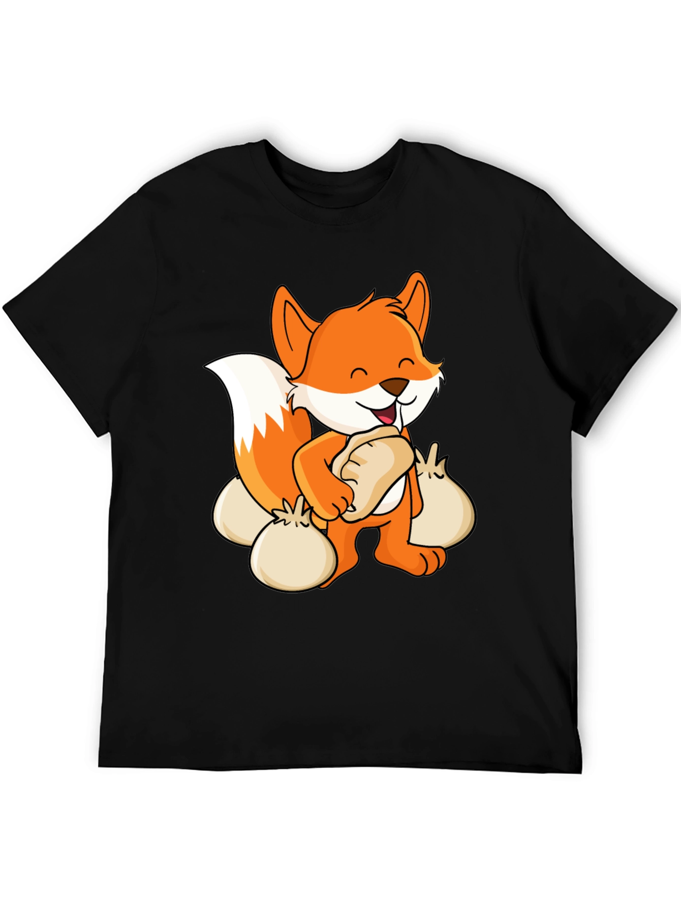 Cartoon Fox Dumpling Lover T-Shirt