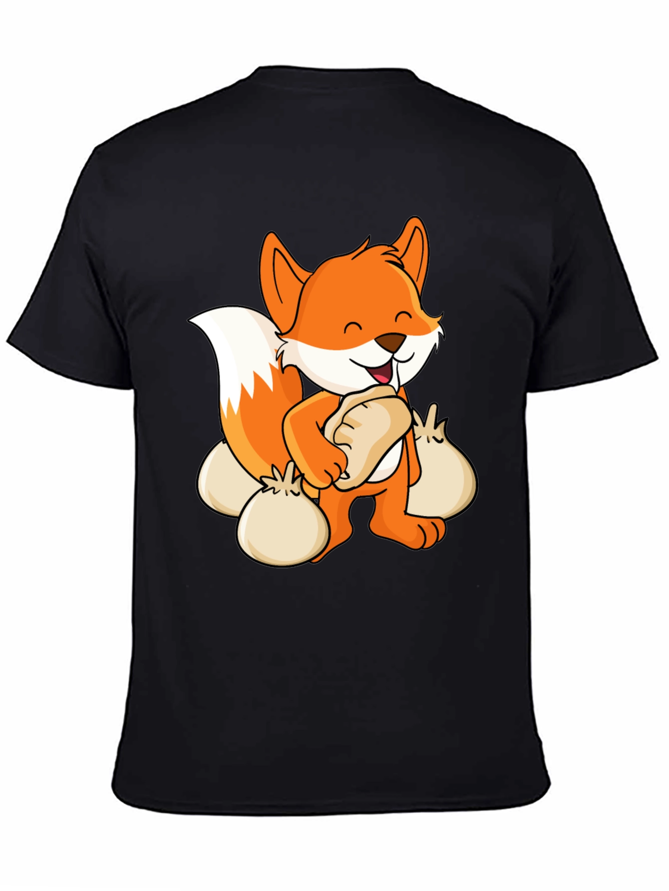 Cartoon Fox Dumpling Lover T-Shirt