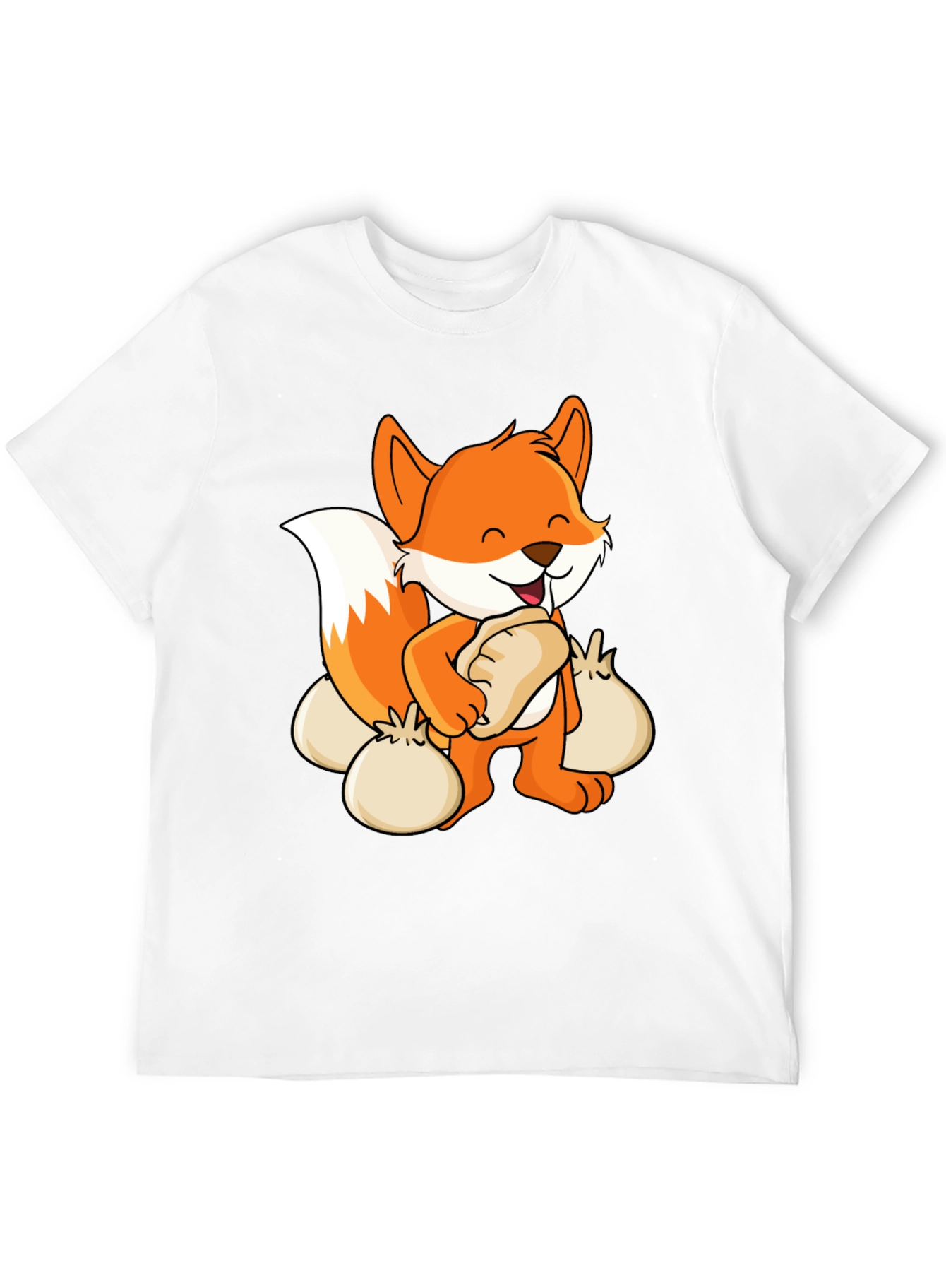 Cartoon Fox Dumpling Lover T-Shirt