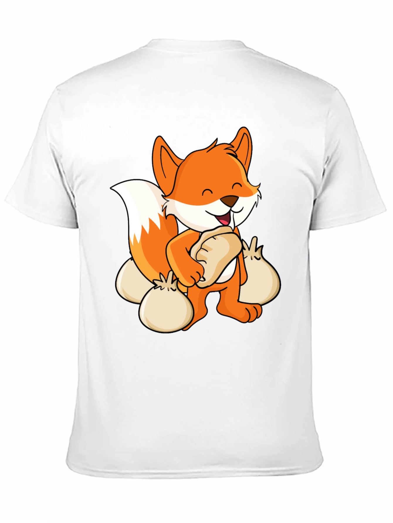 Cartoon Fox Dumpling Lover T-Shirt