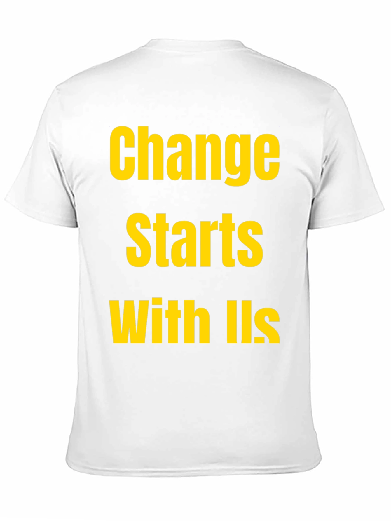 Change Starts With Us Black T-Shirt