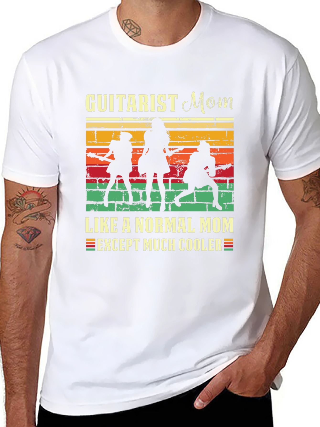 Guitarist Mom Graphic Tee - Cool Mom Shirt