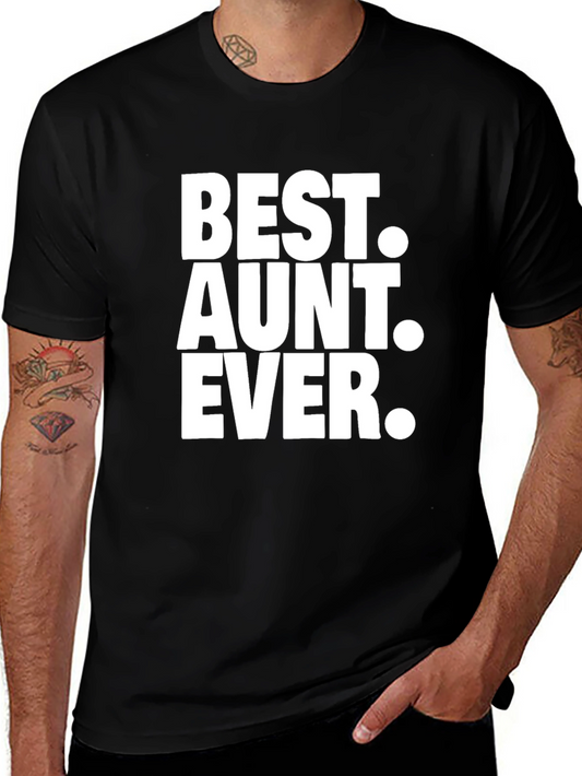Best Aunt Ever Black T-Shirt