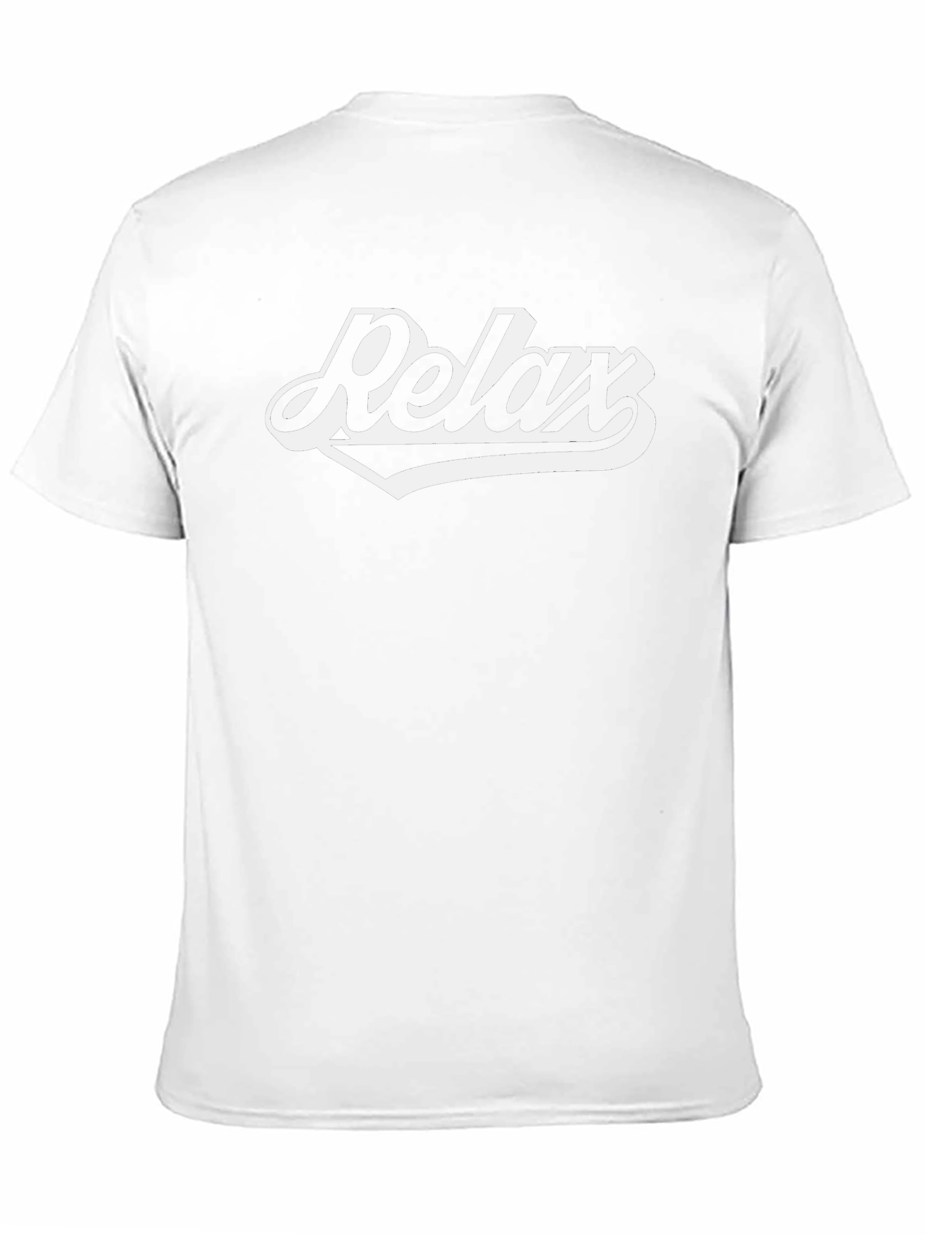 Relax Graphic T-Shirt - Black Casual Comfort