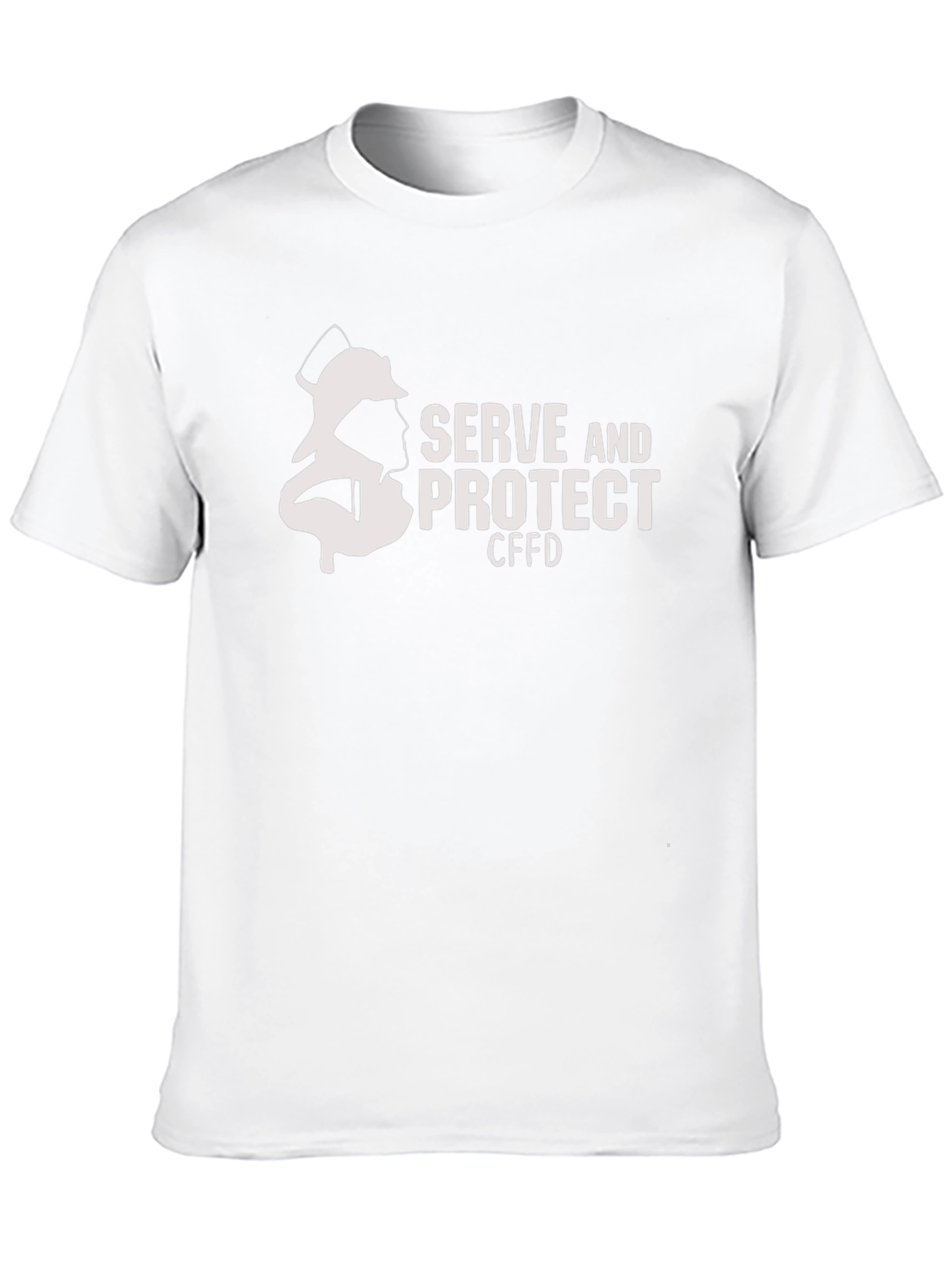 Firefighter Serve and Protect Black T-Shirt