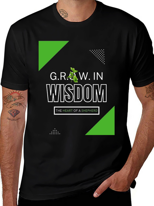 Grow In Wisdom Graphic T-Shirt