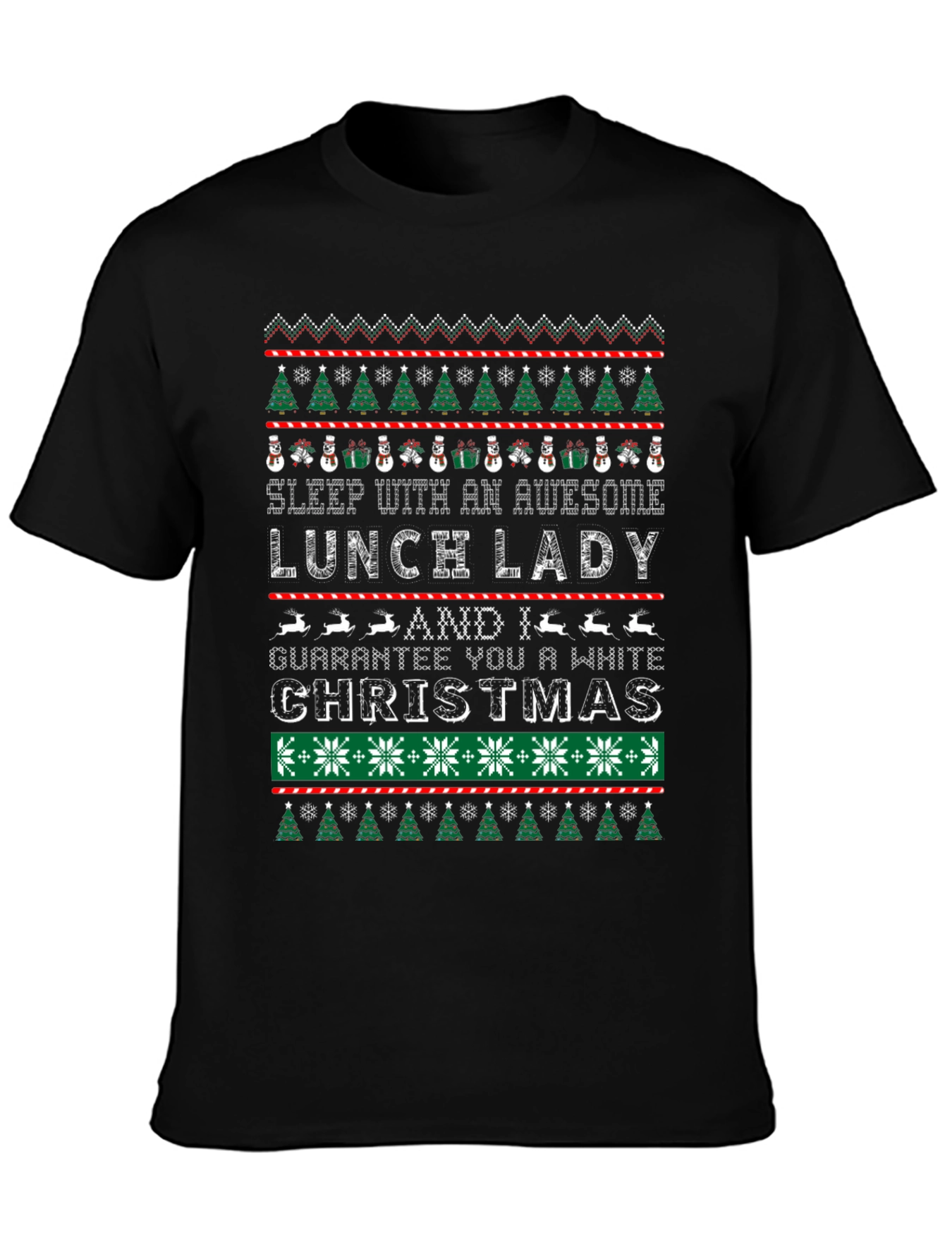 Awesome Lunch Lady Christmas T-Shirt