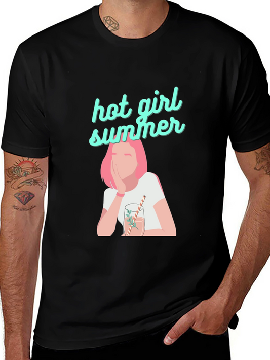 Hot Girl Summer Black Graphic Tee