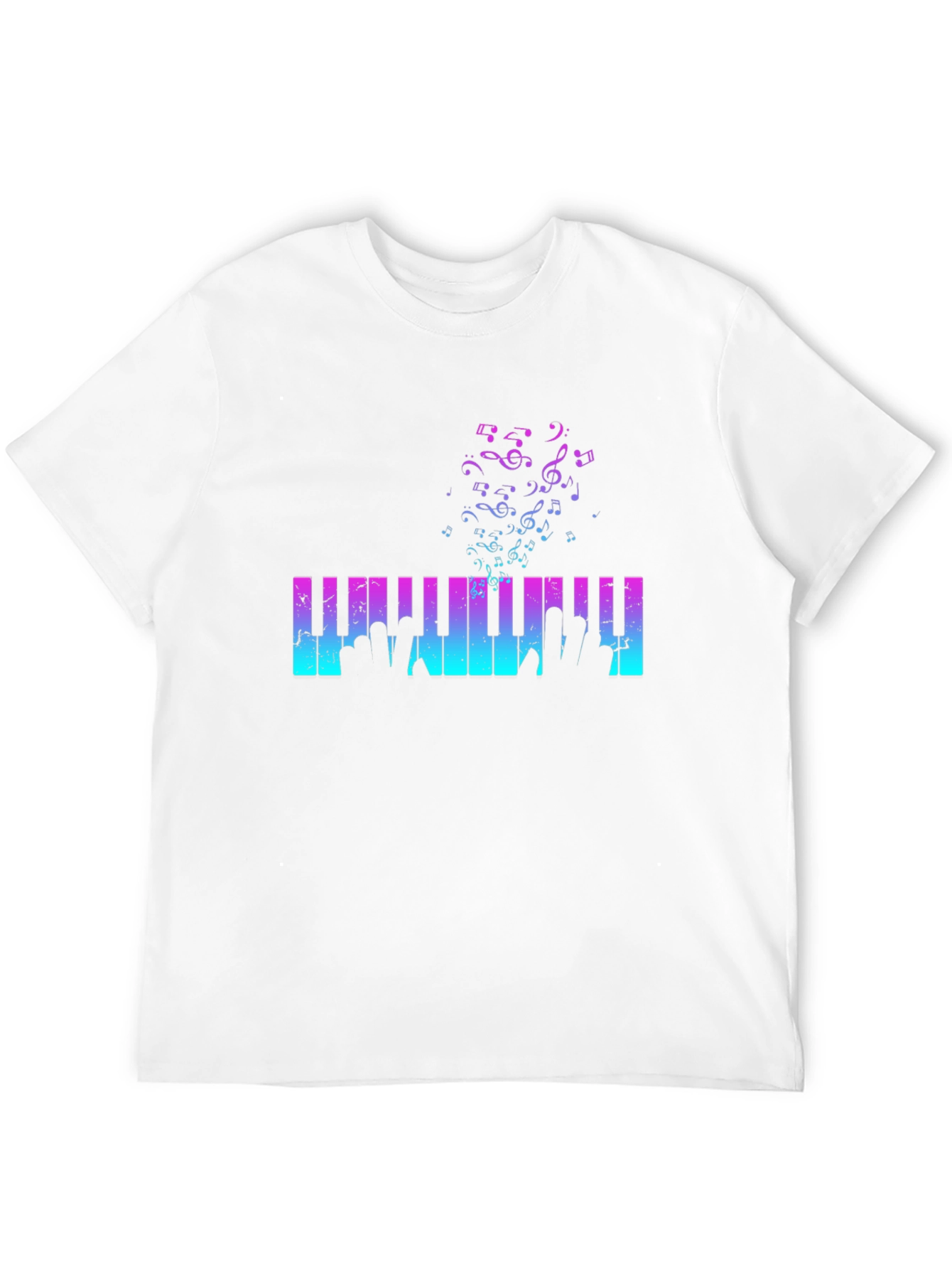 Musical Piano Keys Graphic Tee