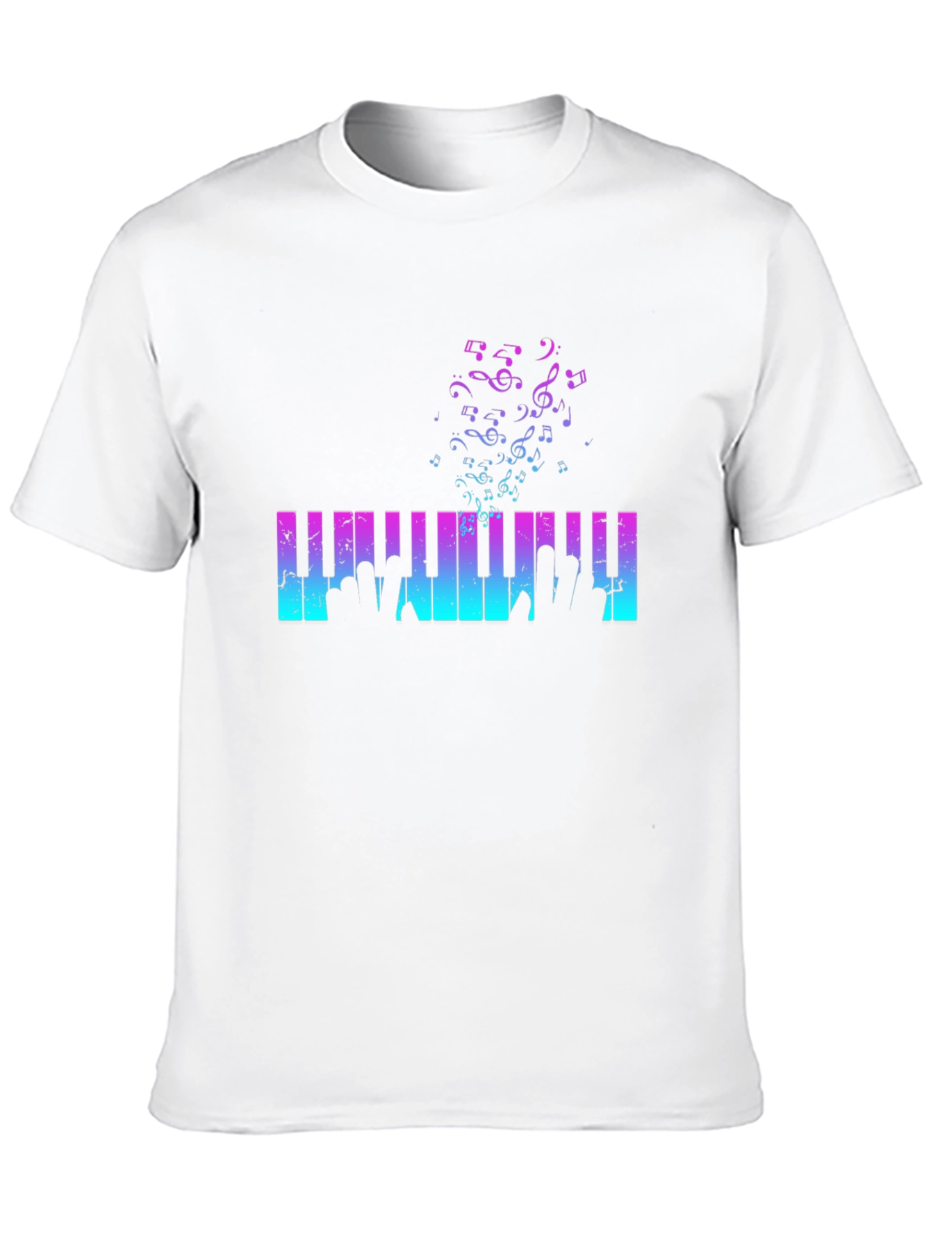 Musical Piano Keys Graphic Tee
