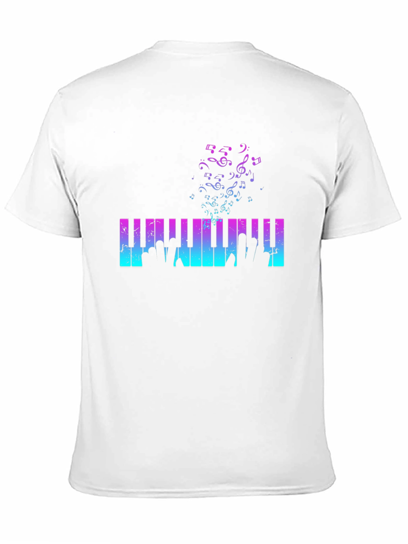 Musical Piano Keys Graphic Tee