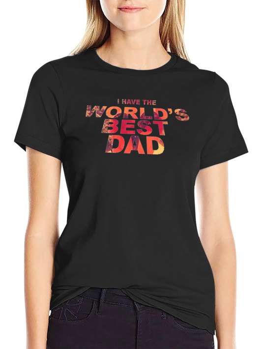 Worlds Best Dad Graphic Tee - Fathers Day Gift
