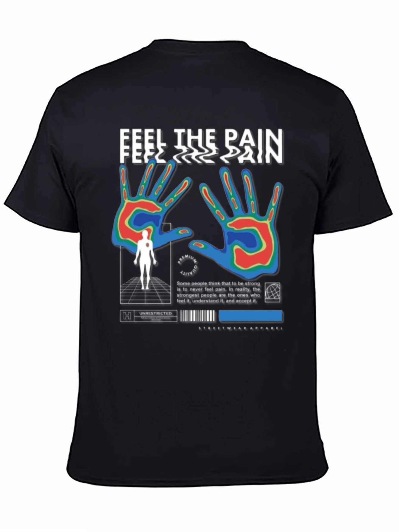 Feel The Pain Graphic T-Shirt