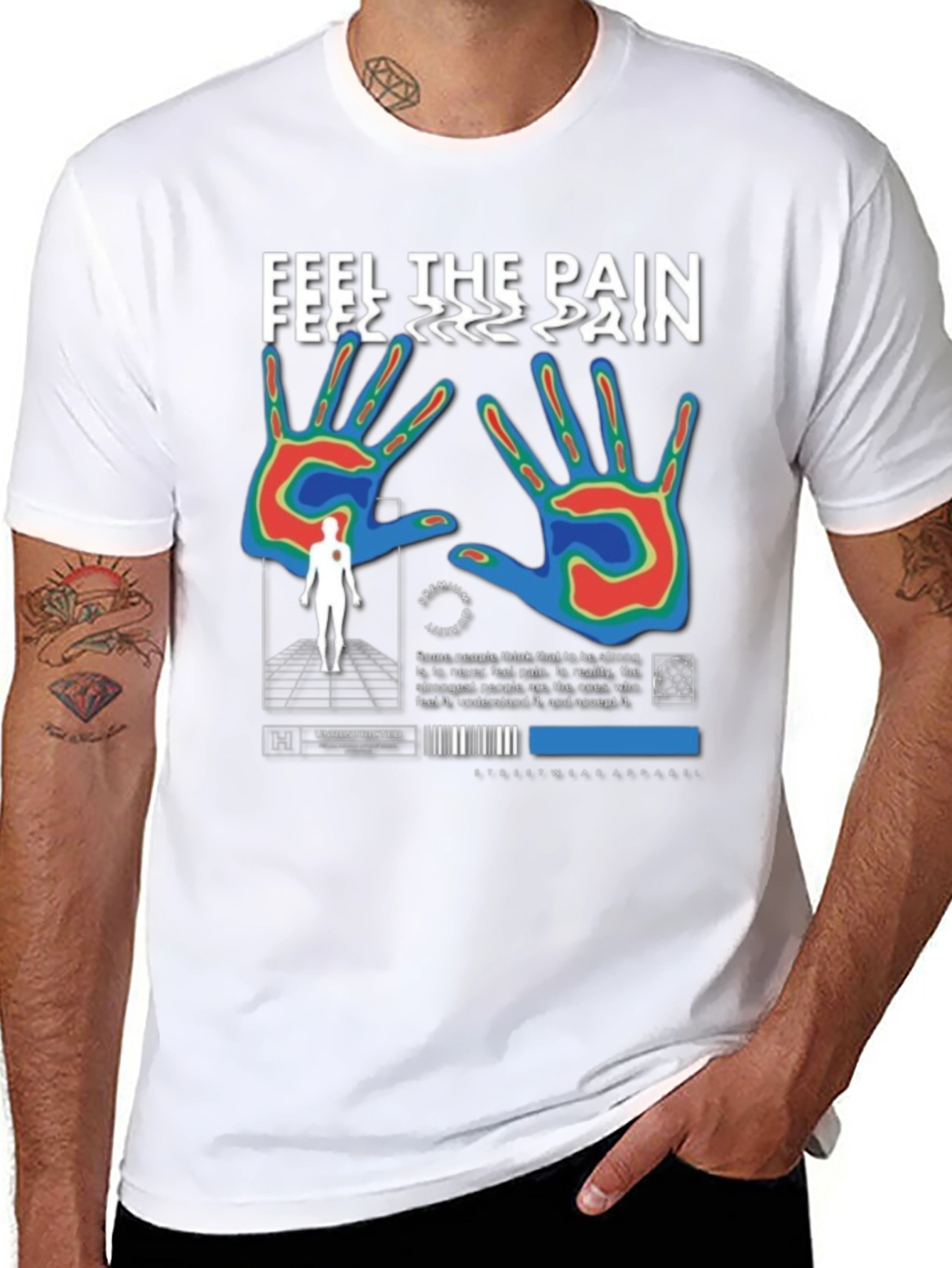 Feel The Pain Graphic T-Shirt